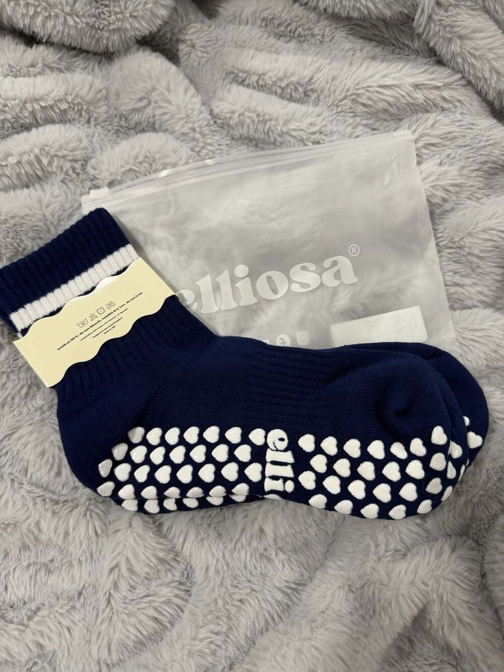 Dual-Direction Grip Stripes - Navy –NWT